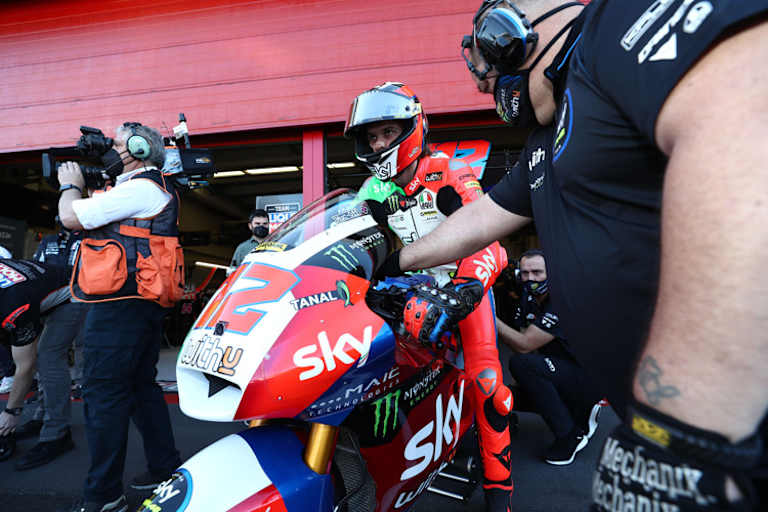 In der Moto2-Tabelle ist er derzeit Dritter