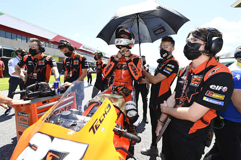 Vor dem Start am Sonntag: Lecuona widmete das Rennen Jason Dupasquier