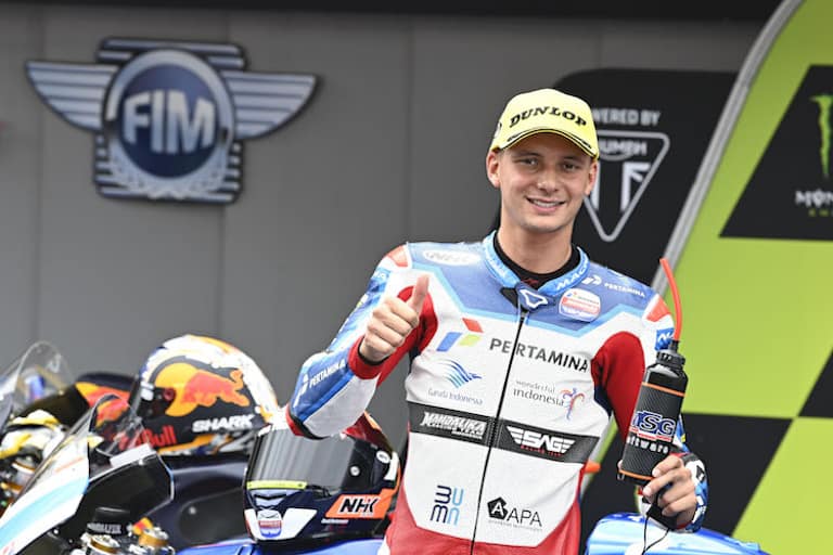 Überraschungsgast im Parc Fermé: Bo Bendsyneyder