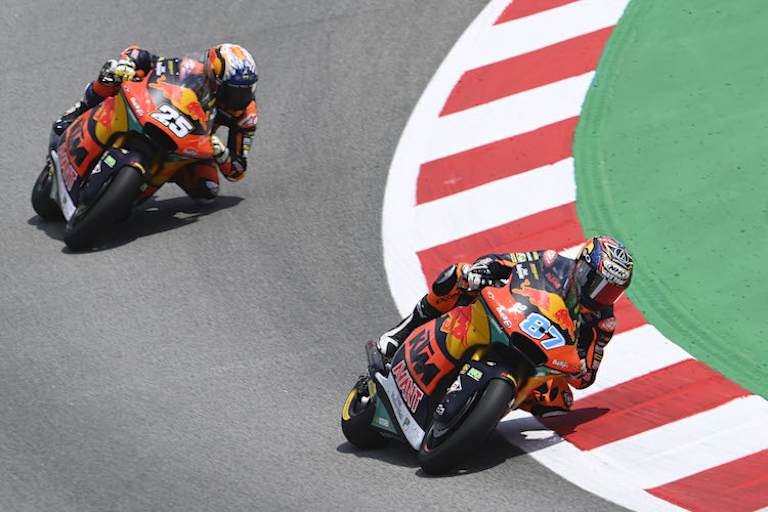 Remy Gardner und Raúl Fernández in Catalunya