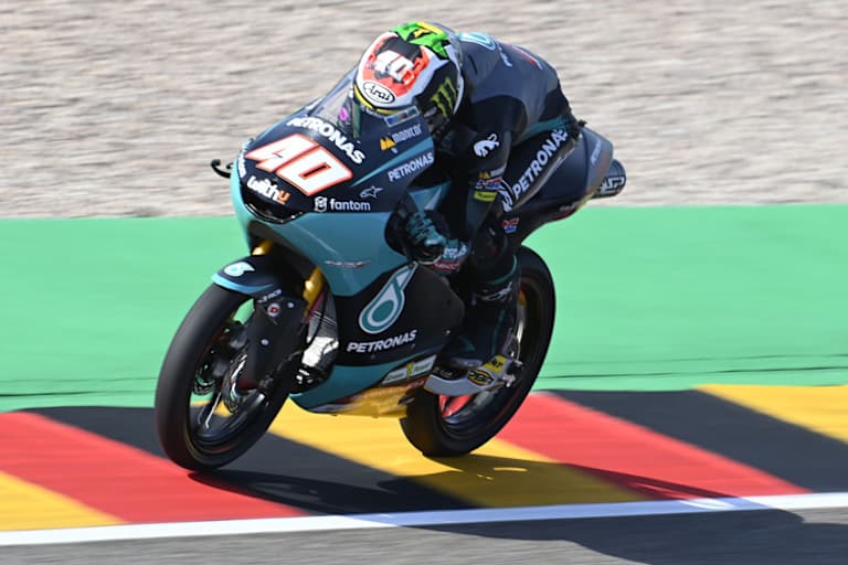 Darryn Binder musste seine Honda nach schwarzer Flagge abstellen