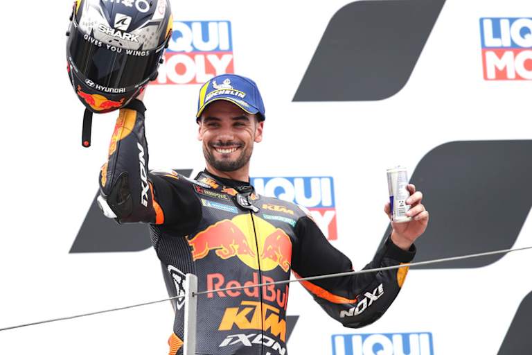 Miguel Oliveira jubelt über einen von drei Podestplätzen in dieser Saison