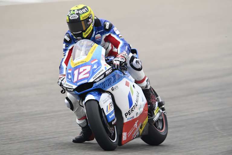 Thomas Lüthi wurde am Ende auf P16 durchgereicht