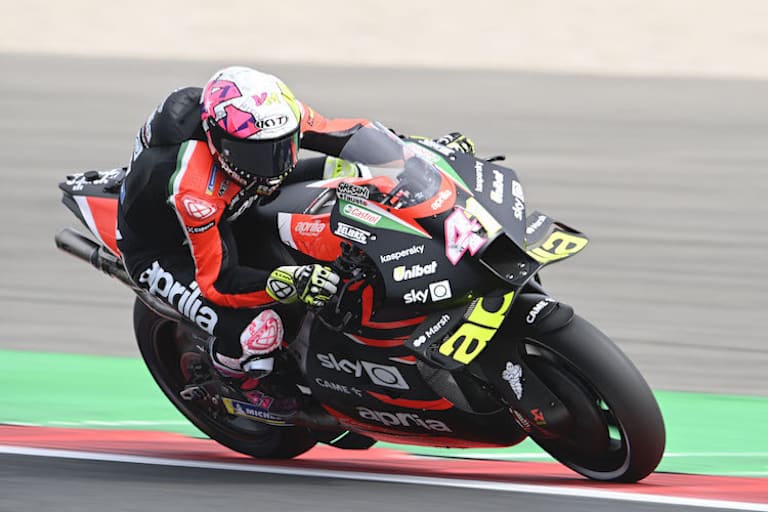 Aleix Espargaró mit Platz 10 am Freitag in Assen