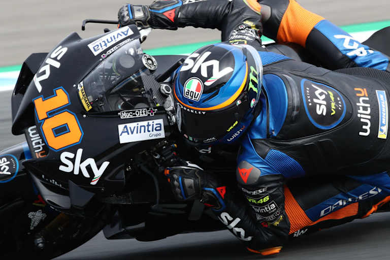 Luca Marini jagt seinen Bruder Valentino Rossi