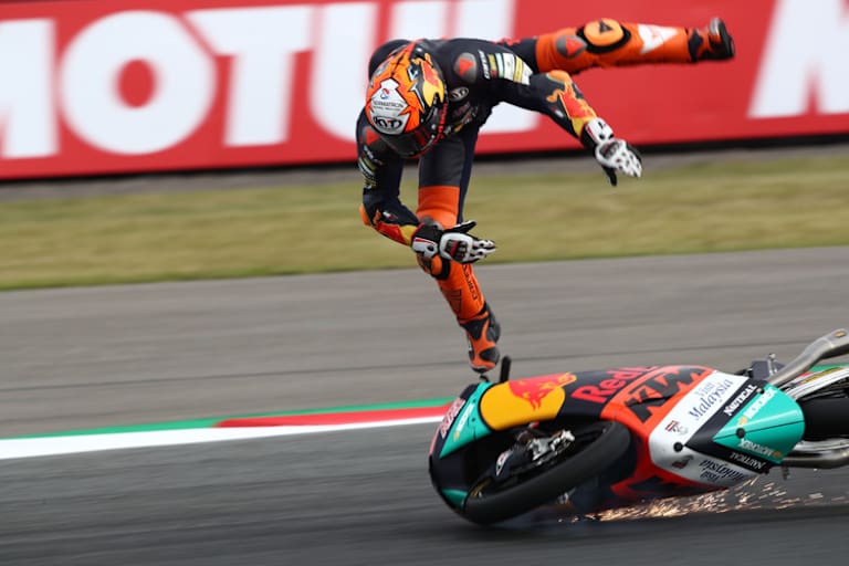 Auch in den kleineren Klassen gab es teilweise spektakuläre Unfälle