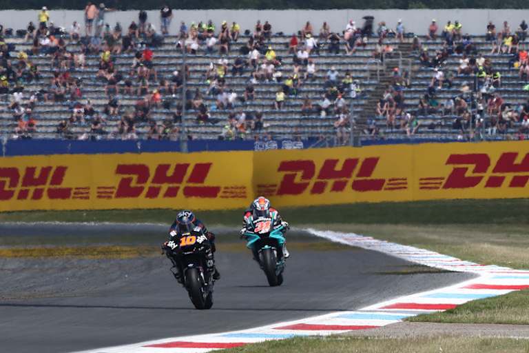 Auch Garrett Gerloff musste Luca Marini später noch passieren lassen