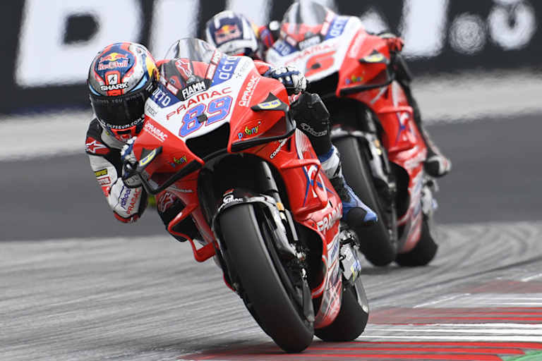 Jorge Martin und sein Pramac-Racing-Teamkollege Johann Zarco