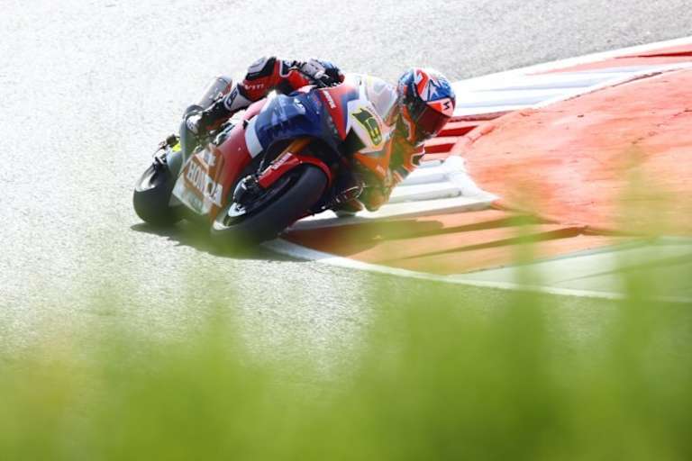 Alvaro Bautista hatte Mühe