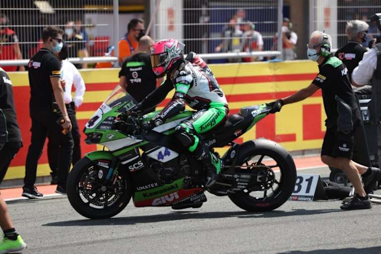 Der Motor seiner Kawasaki ging einfach aus