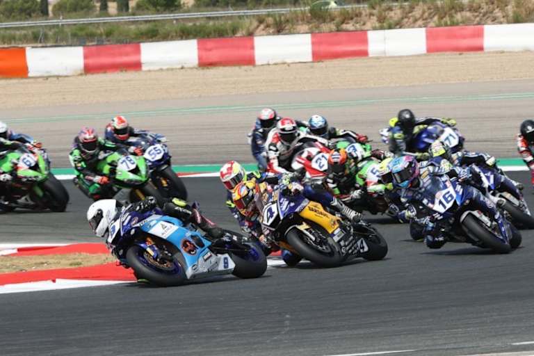 Im zweiten Rennen kam Jespersen als Erster aus der ersten Kurve