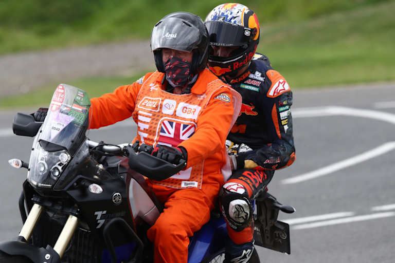 Für Raúl Fernandez war das Rennen vorzeitig zu Ende