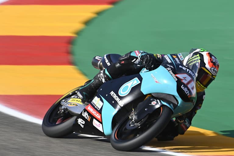 Darryn Binder steht am Sonntag auf der ersten Startposition