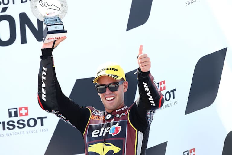 Augusto Fernández feiert seinen vierten Podestplatz der Saison