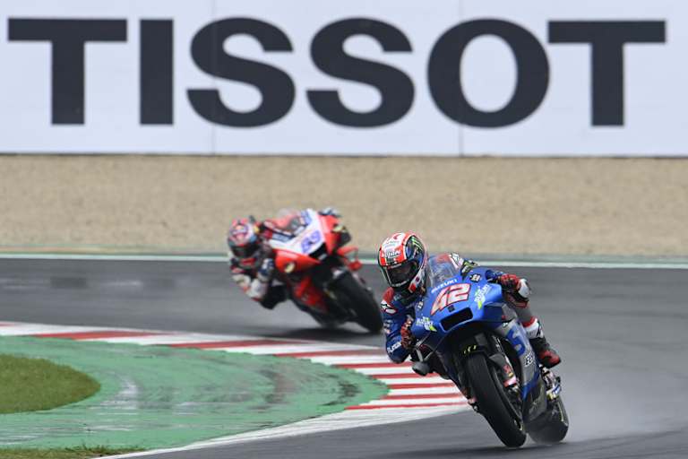 Alex Rins beendete den ersten Tag in Misano auf P5