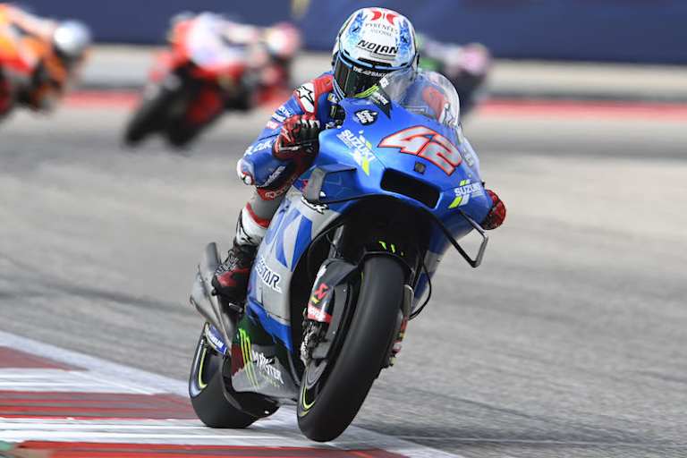 Alex Rins startet am Sonntag von Position 7 ins Rennen 