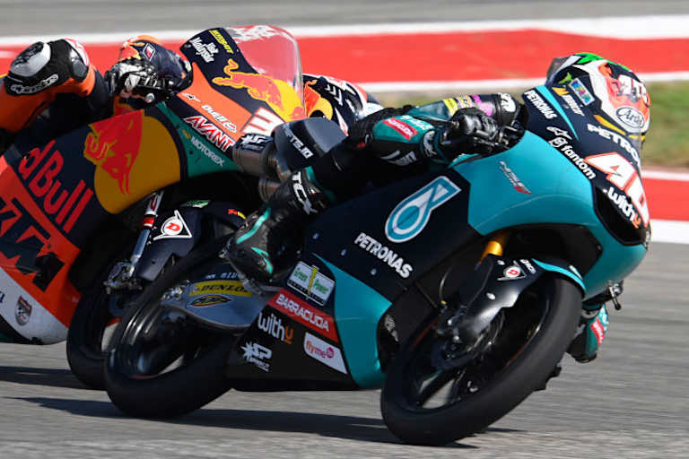 Zwischen Pedro Acosta und Darryn Binder ging es in Austin eng her