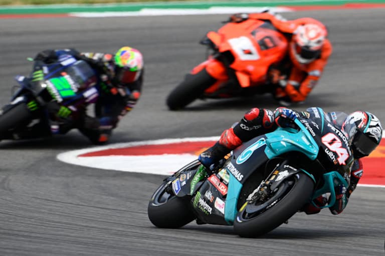 Dovizioso vor Morbidelli und Lecuona