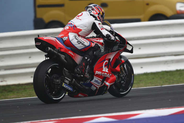 Johann Zarco auf seiner Pramac-Ducati in Misano