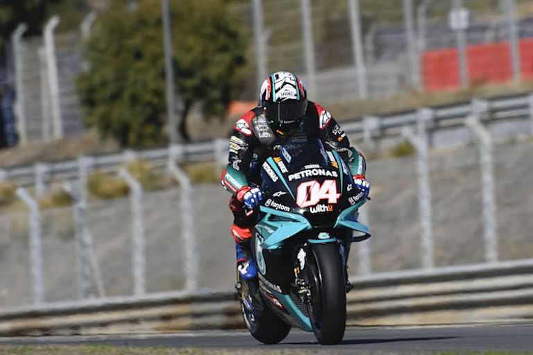 Andrea Dovizioso auf der Petronas Yamaha