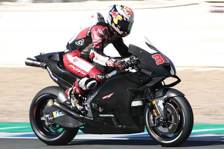 Takaaki Nakagami testete die Neuerungen bereits in Jerez