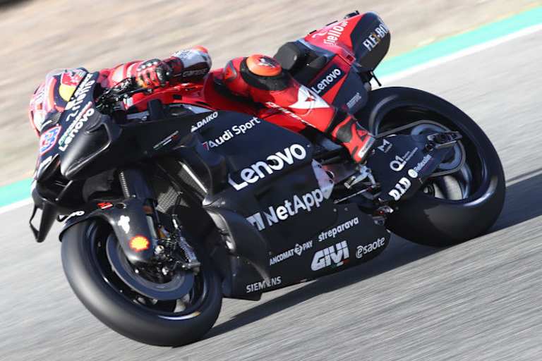Aerodynamische Vorreiter: Jack Millers Werks-Ducati beim Jerez-Test