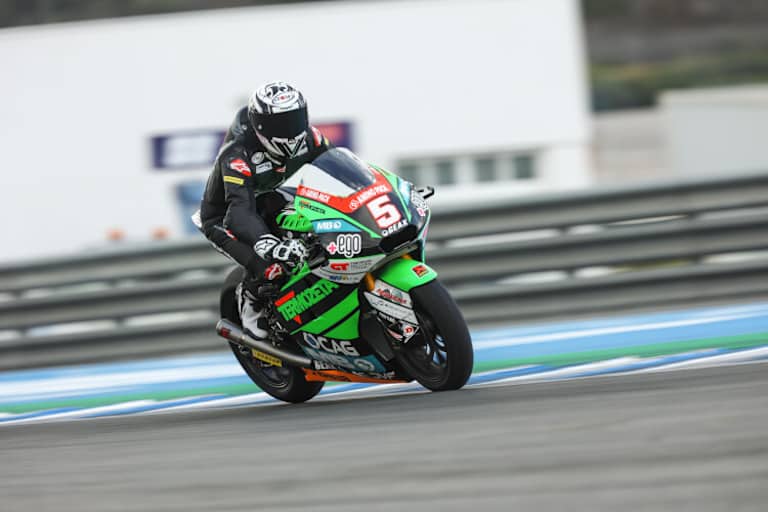 In Jerez drehte Fenati die ersten Runden auf der Boscoscuro