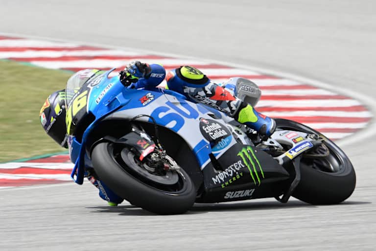 Joan Mir mit schmaleren Winglets an der GSX-RR
