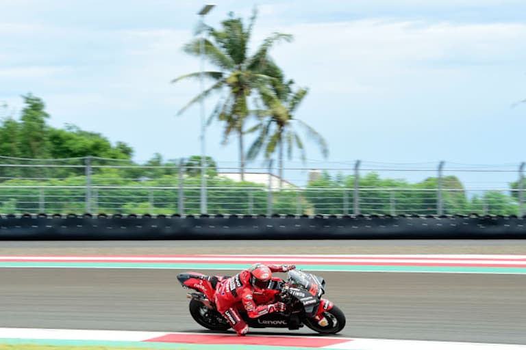 Pecco Bagnaia beim Mandalika-Test