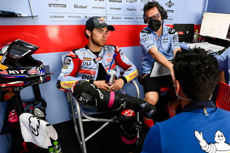 Ein Blick in die Gresini-Box 2022