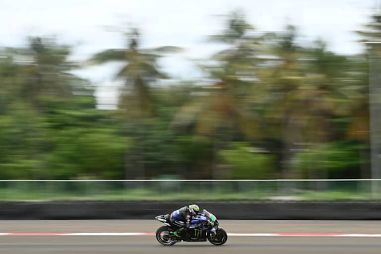 Franco Morbidelli liegt der Mandalika Street Circuit
