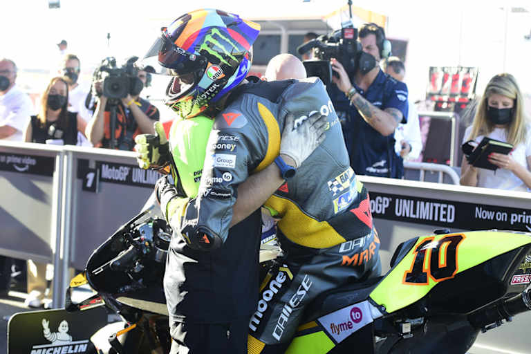 Große Freude bei VR46: Erste Startreihe für den Argentinien-GP