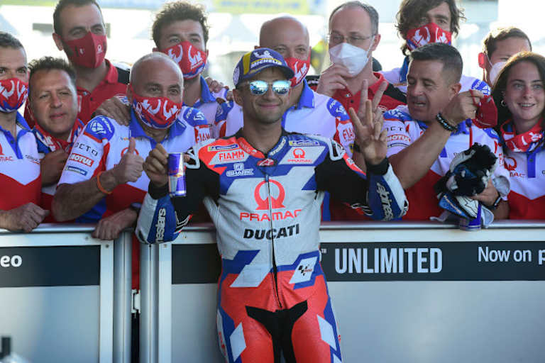 Jubel bei Jorge Martin und Pramac Racing