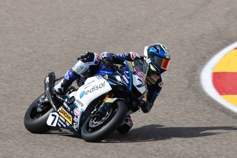 Lorenzo Baldassarri: Superpole- und Lauf-1-Sieg