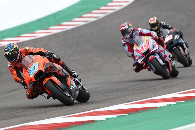 Gardner vor Di Giannantonio und Darryn Binder