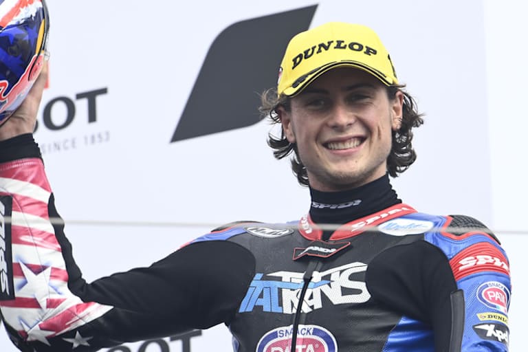 Joe Roberts gewann seinen ersten Moto2-GP