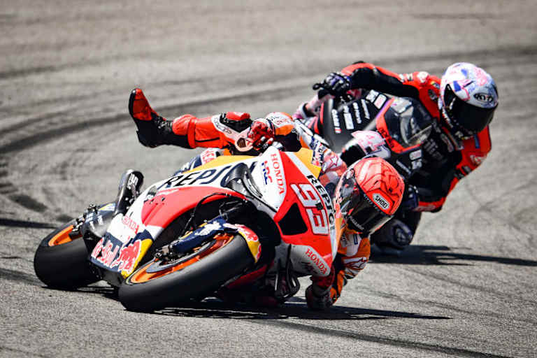 Marc Márquez rettete sich mit einem wundersamen Save