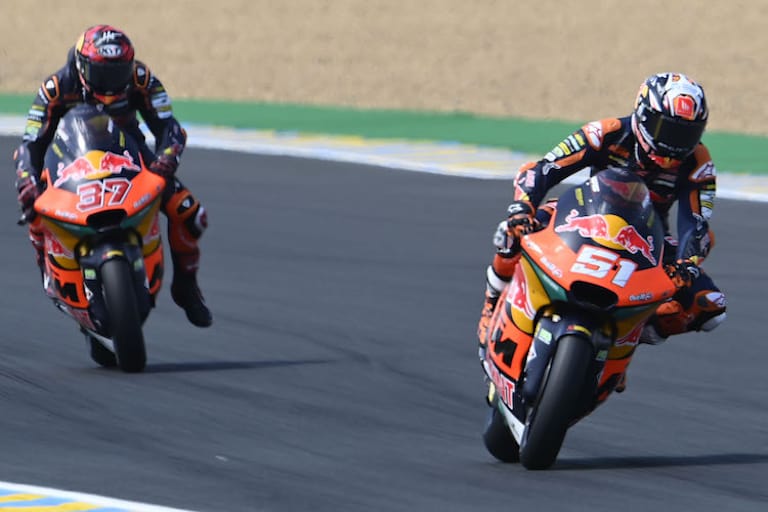 Pedro Acosta stürzte in Le Mans in Führung liegend