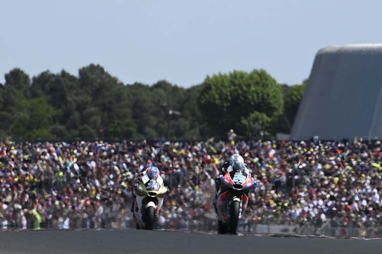 Marcel Schrötter hatte in Mugello am Samstag Pech