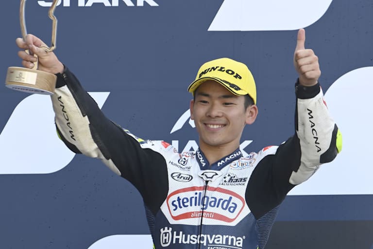 Ayumu Sasaki hatte erneut Grund zum Feiern