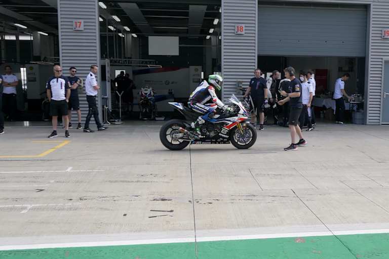Eugene Laverty beim Test am Lausitzring