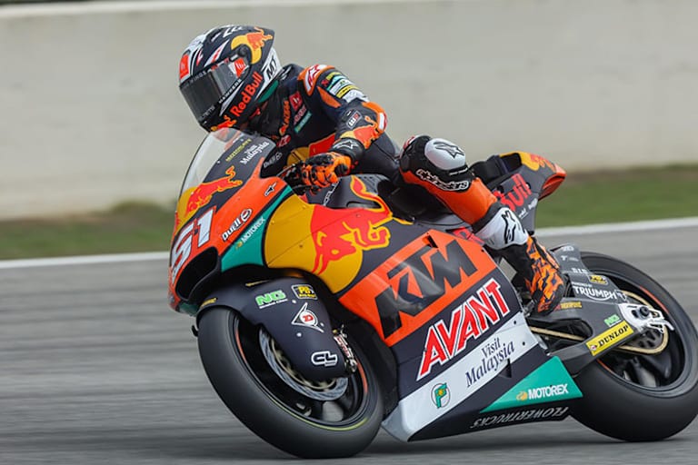 Pedro Acosta beim Moto2-Test in Jerez im November