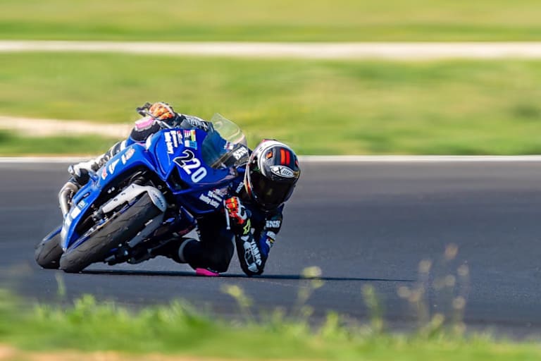 Benjamin Baumgartner beim Training auf dem Pannoniaring