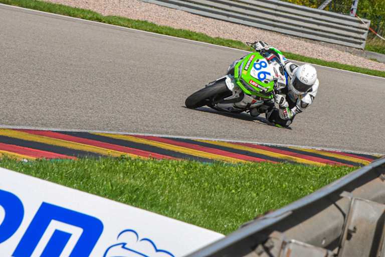 Winkler beim IDM-Lauf auf dem Sachsenring
