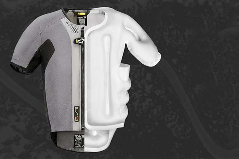 Eine Airbagweste von Alpinestars