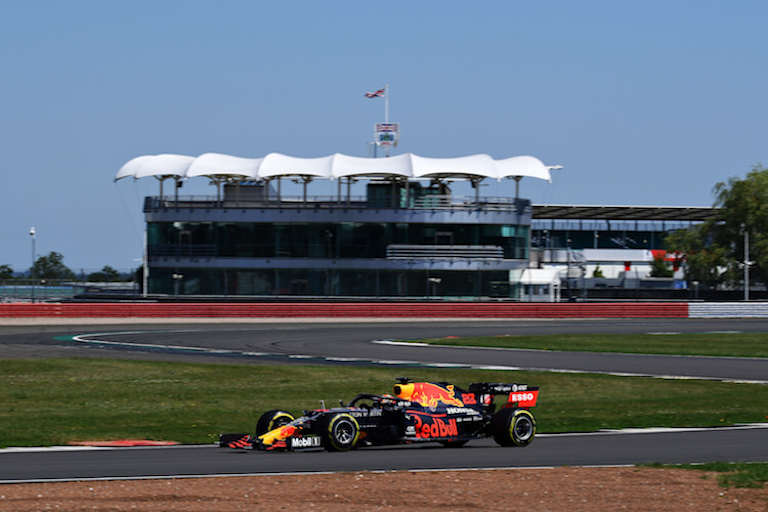 Albon auf der Silverstone-Bahn