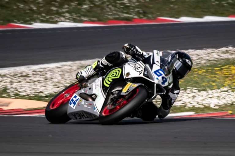 Althea Ducati testete zwei Tage in Vallunga