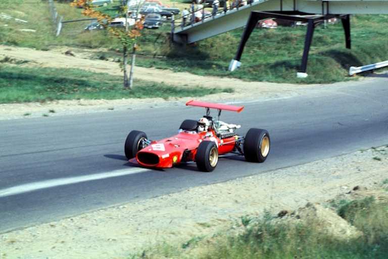 Chris Amon in Mont-Tremblant (Kanada) 1968