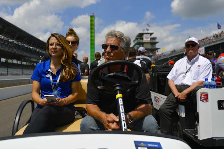 Mario Andretti fünfzig Jahre später in Indianapolis