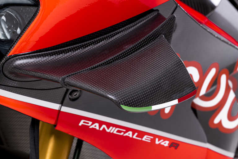 Die Winglets stammen vom Serien-Bike ab